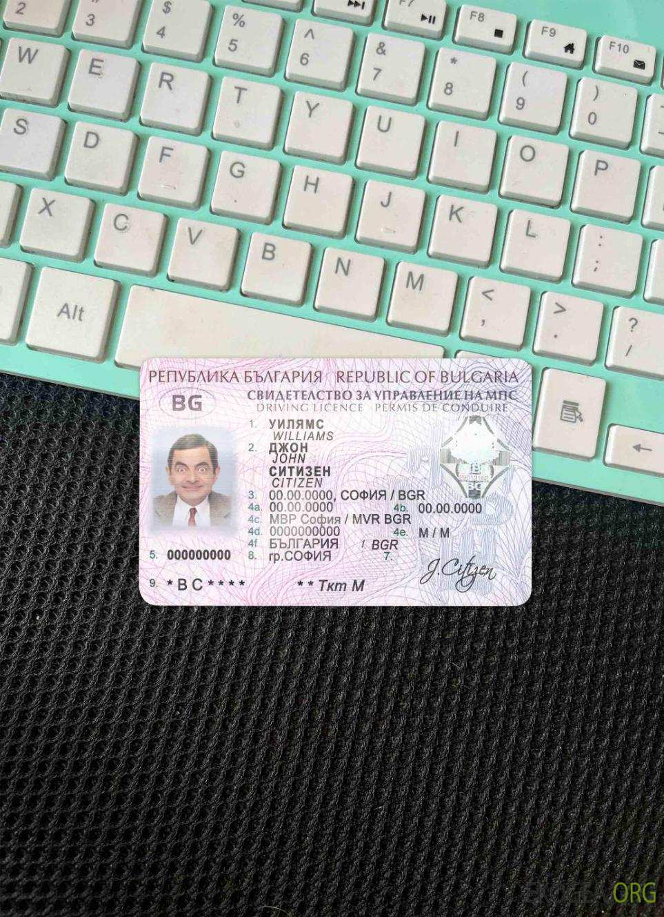 Bulgarie DL photolook AVANT